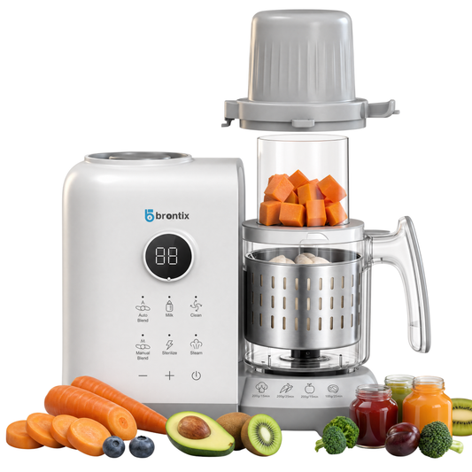 SOFTIES S2 Baby Food Processor, 6-in-1, Stainless Steel