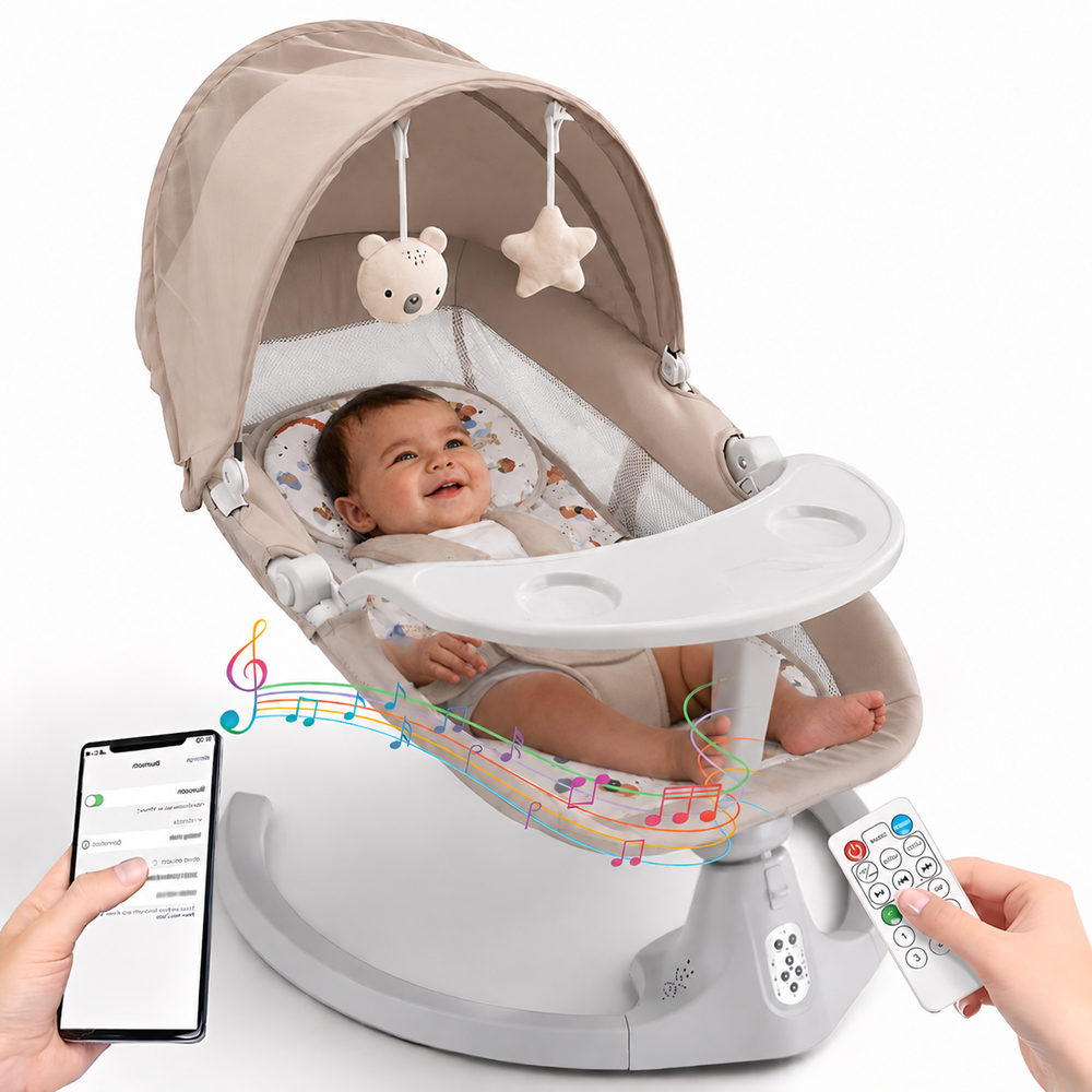 SOFTIES Electric Baby Swing Cradle Automatic Rocker