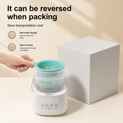 SOFTIES Baby Bottle Warmer & Sterilizer, 10-in-1, BPA-Free