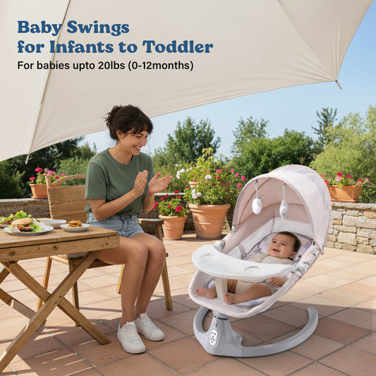 SOFTIES Electric Baby Swing Cradle Automatic Rocker