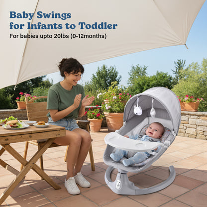 SOFTIES Electric Baby Swing Cradle Automatic Rocker