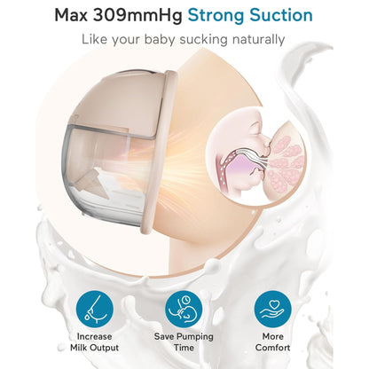 SOFTIES S2 Wearable Breast Pump Electric | Hands Free Pump for Breast Milk