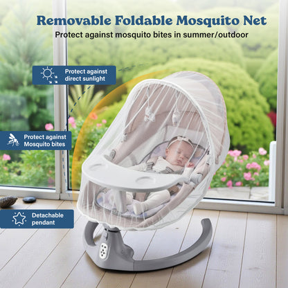 SOFTIES Electric Baby Swing Cradle Automatic Rocker