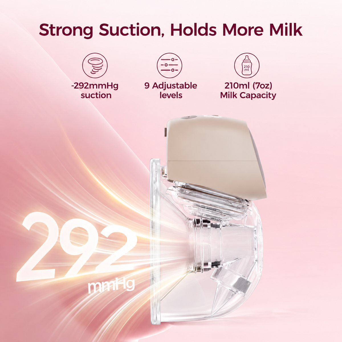 SOFTIES S1 Wearable Breast Pump Electric | Hands Free, 3 Modes 9 Levels