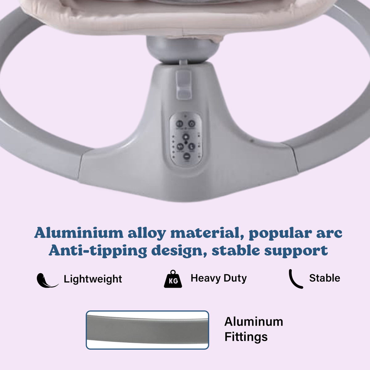 SOFTIES Electric Baby Swing Cradle Automatic Rocker