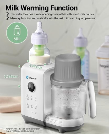 SOFTIES S2 Baby Food Processor, 6-in-1, Stainless Steel